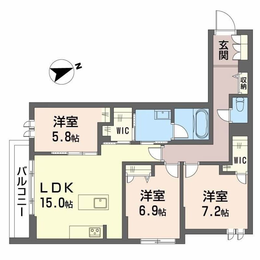 間取図 シャーメゾンウィンクス