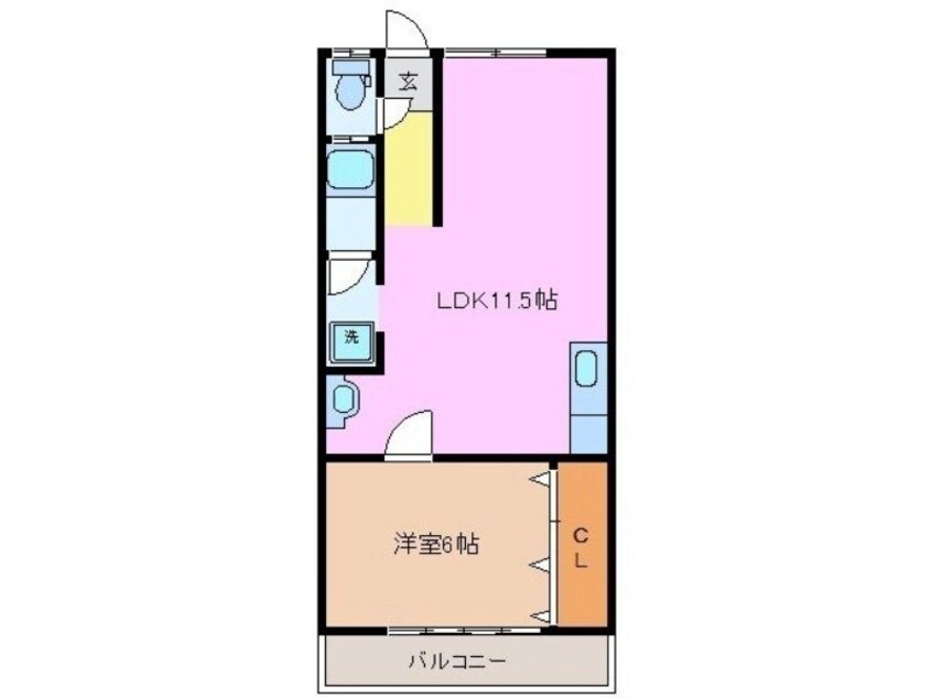 間取図 フローラル桑名