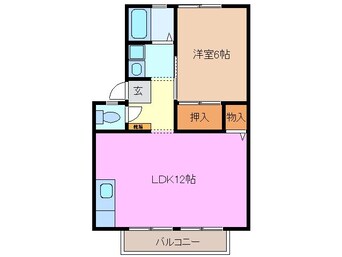 間取図 コリーナエスペランサ C棟