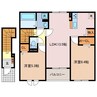 ルチェンテーＦ　Ⅱ 2LDKの間取り