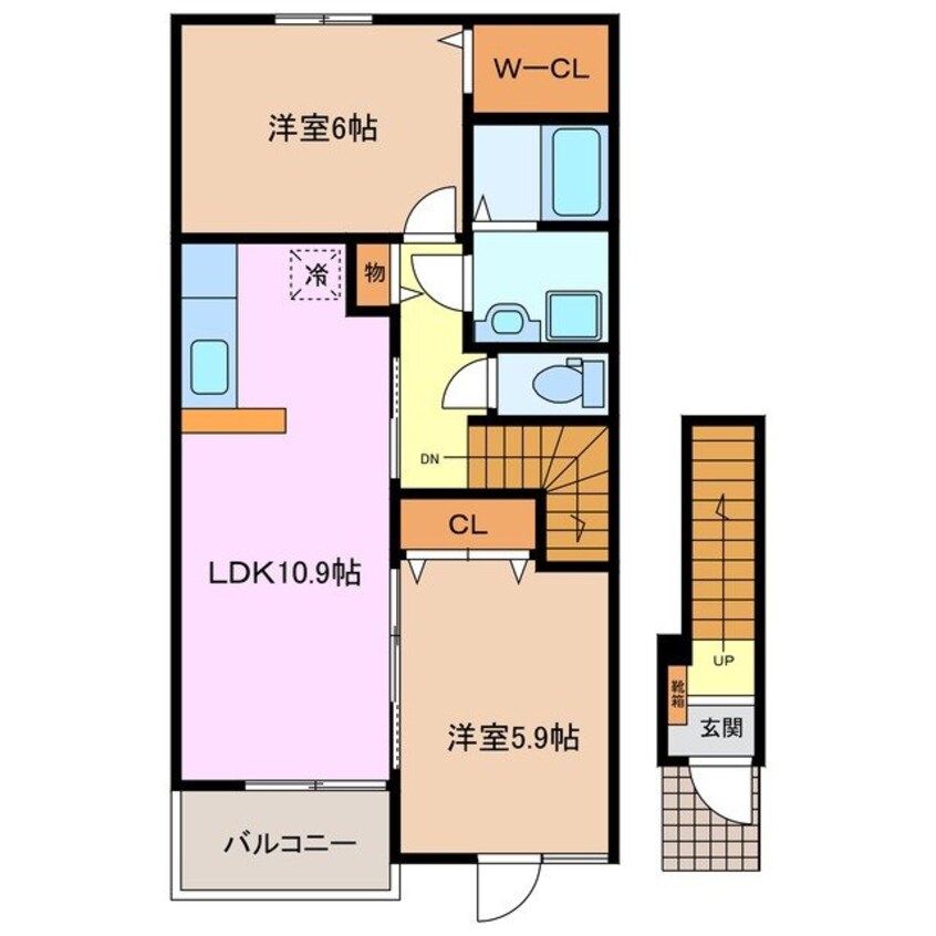 間取図 アンジェラⅡ