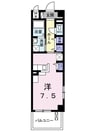 サンリットＷ　Ⅰ 1Rの間取り