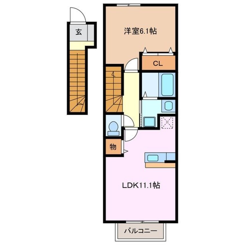 間取図 スピリア