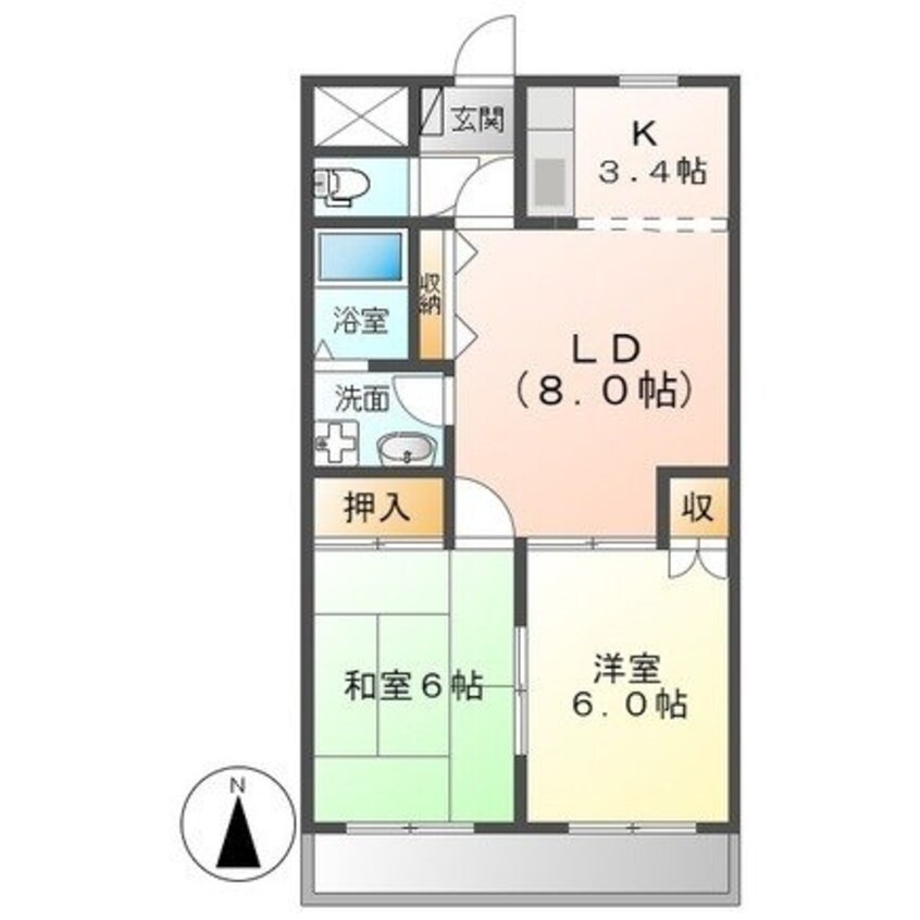 間取図 Ｒｕｍｉｎａｃｅ