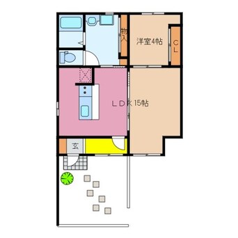 間取図 コーポＡＲＩＹＯＳＨＩ