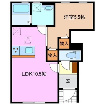 間取図 リーブルファイン南福崎