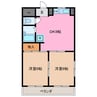 ファミリーマンション 2DKの間取り