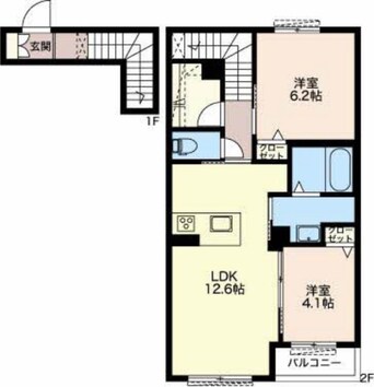 間取図 メゾン筒尾