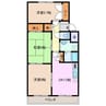 シオス 3DKの間取り