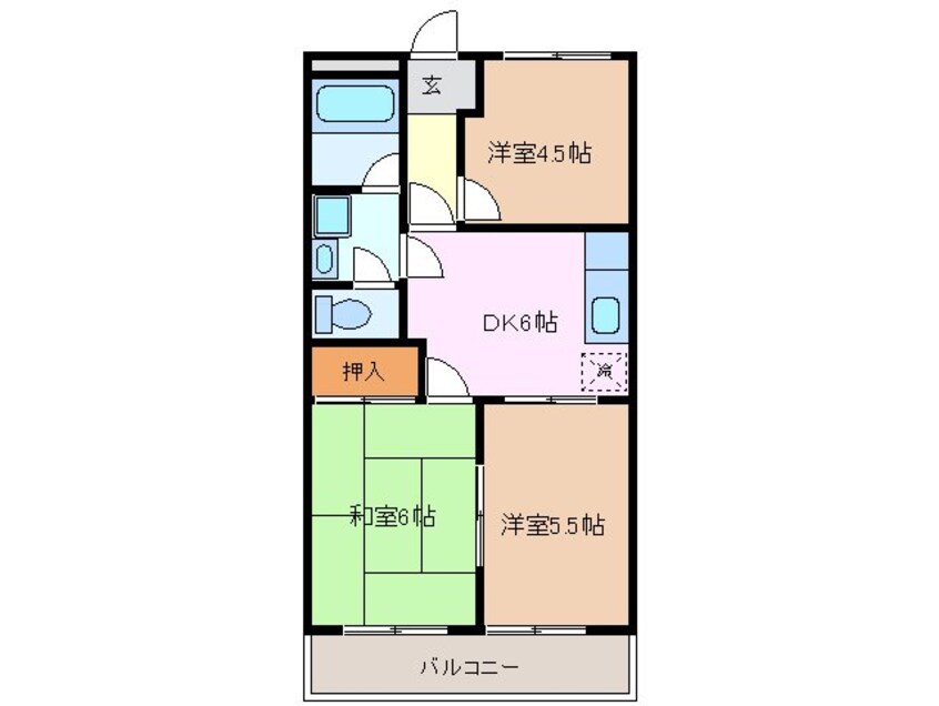 間取図 りんごハウス