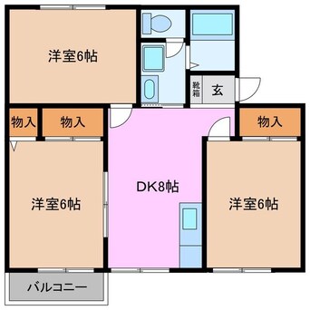 間取図 ルネハウス A棟