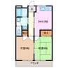 コーポアイランド 2DKの間取り