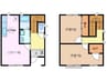 グランジュッテ C棟 2LDKの間取り