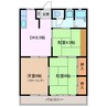 城東ハイツⅠ 3DKの間取り