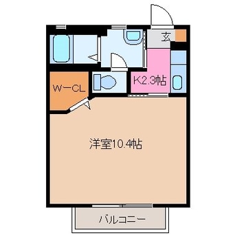 間取図 エルフローラ　Ｂ