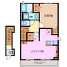 ダンデライオンヒル 1LDKの間取り