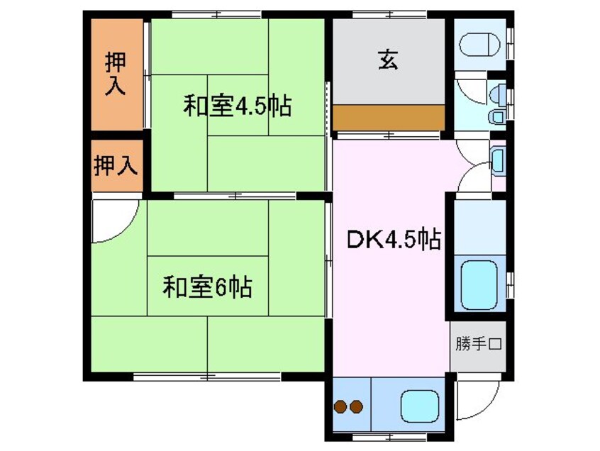 間取図 豊田Ｈ様借家