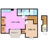 エーデルハイム 1LDKの間取り