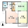 ハイツ後藤 B棟 2DKの間取り
