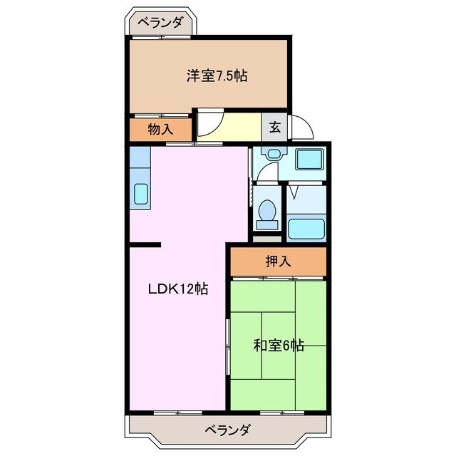 間取り図 ＷＥＳＴ　ＰＡＬＡＣＥ