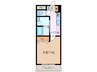 Studio21 1Kの間取り