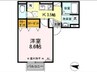 Ｄ－ｒｏｏｍ星見ヶ丘 1Kの間取り