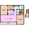 フルラージュ　Ⅰ 2LDKの間取り