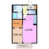グランモア Ｓ 1LDKの間取り