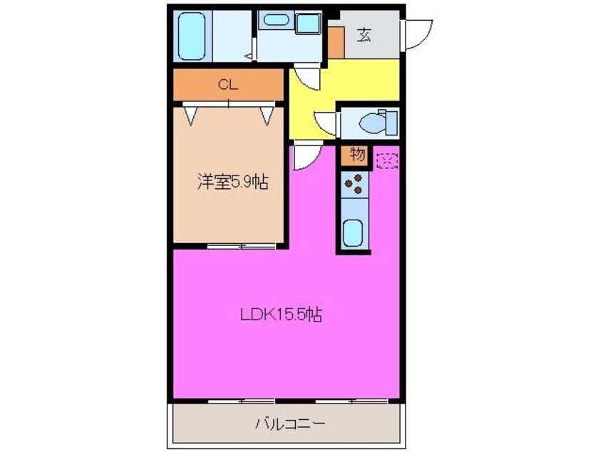 間取図 シティリバーフォレスト