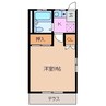 フェニックス 1Kの間取り