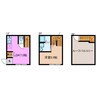 LECOCON桑名 1DKの間取り