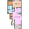 スターリット　Ｂ 1LDKの間取り