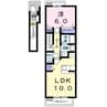 ネオ　コリーヌ 1LDKの間取り