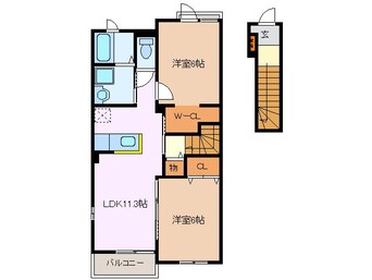 間取図 ローズハウス　ＯＺ　Ⅱ