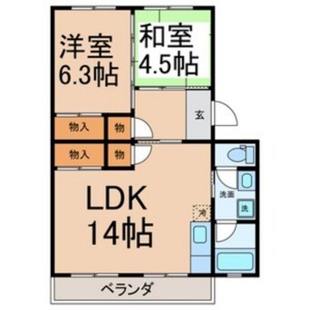間取図 コーポ柳原