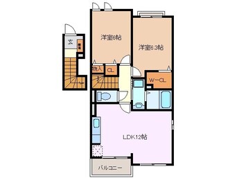 間取図 スターポップ　Ｍ　Ⅱ