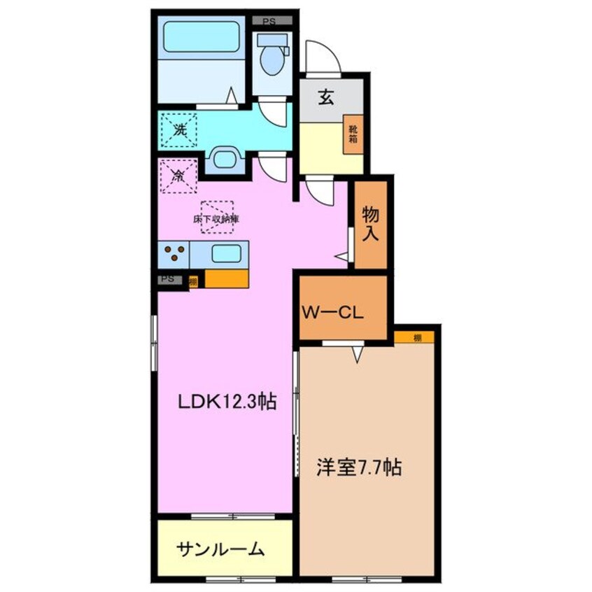 間取図 カーサ　ソラーナ