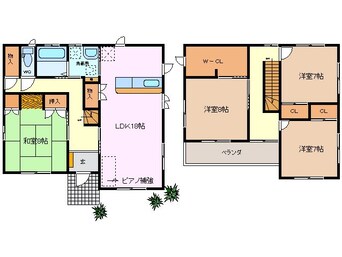 間取図 樋口様白梅の丘貸家