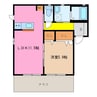 ＬｉｖｉｎｇⅢ　Ａ 1LDKの間取り