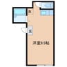 第三修徳コーポ 1Rの間取り