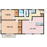 ミサワ 2LDKの間取り