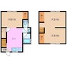 南濃貸家 3DKの間取り