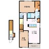 サンライズＫ　Ⅱ 2LDKの間取り