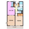 ジョイフル　Ⅰ 2DKの間取り