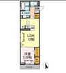 ボヌール江場 1LDKの間取り