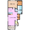 メゾン　プレゾン　Ｂ 1LDKの間取り