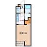MYヒノリア 1Kの間取り