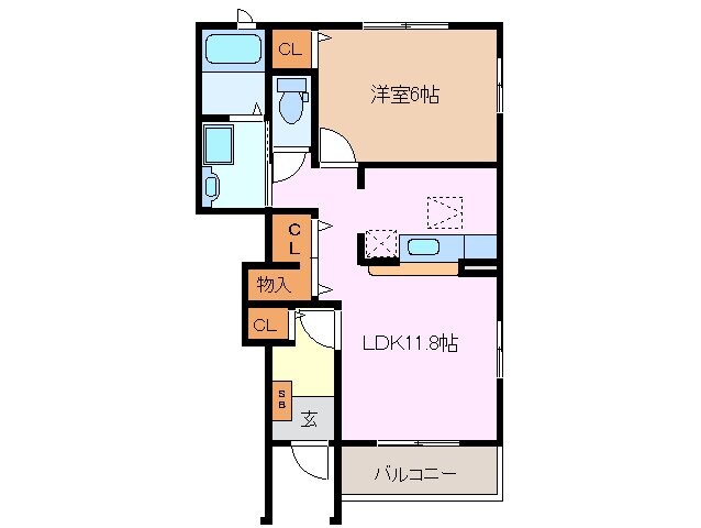 間取り図 スター　ヒル　Ｍ