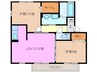 サンポーチ陽だまり　A 2LDKの間取り