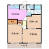 ニューハイツダイソウ 3DKの間取り